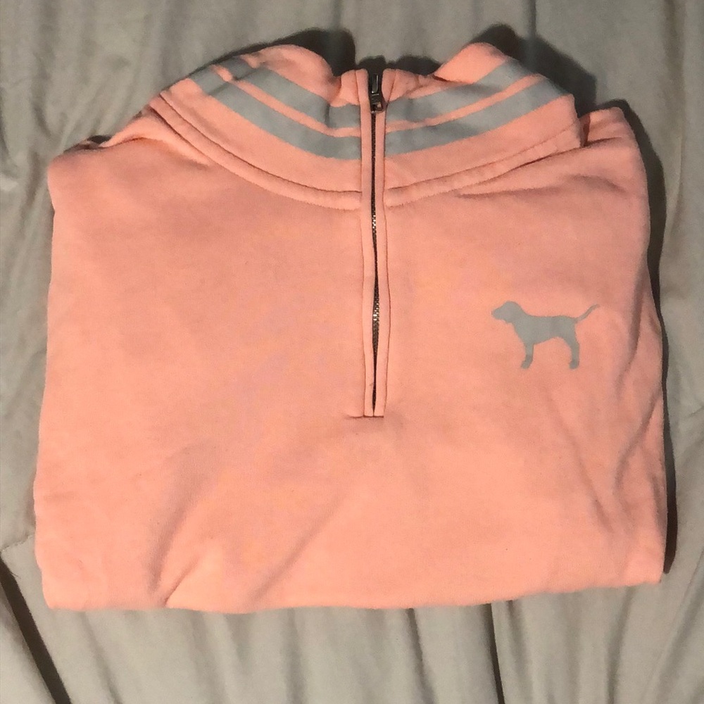 PINK Victoria’s Secret quarter zip hoodie